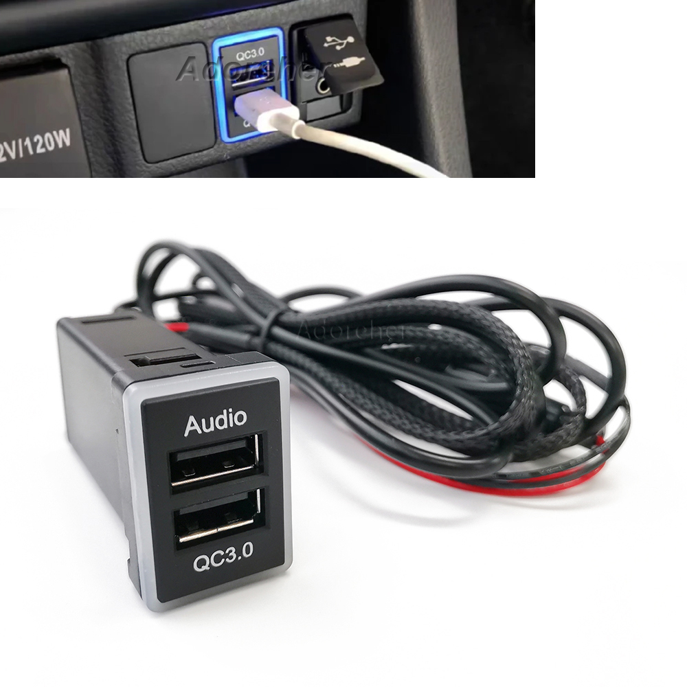 Audio Interface Usb - 1Pc Fast Car Charger Audio QC3.0