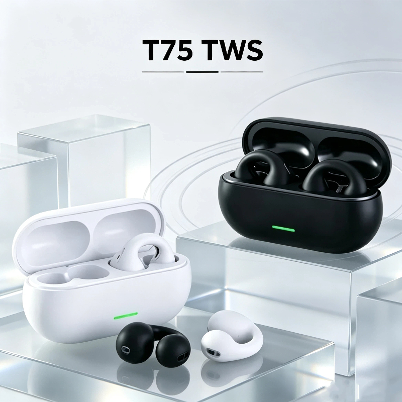 Audio Music Apple - T75 Bluetooth headset 5.3 wireless bone