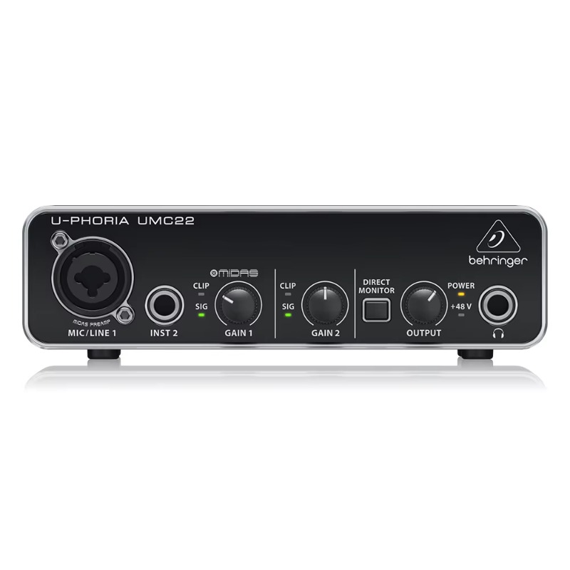 Behringer UMC22 Sound Card 2-C - Audio Interface Usb ulasan dan harga
