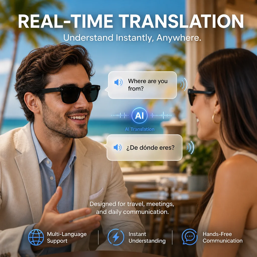 2026 New AI camera glasses 8MP - Audio Hd Music ulasan dan harga