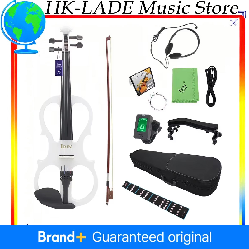 IRIN 4/4 Electric Violin Maple - Violin Rosin Bow ulasan dan harga