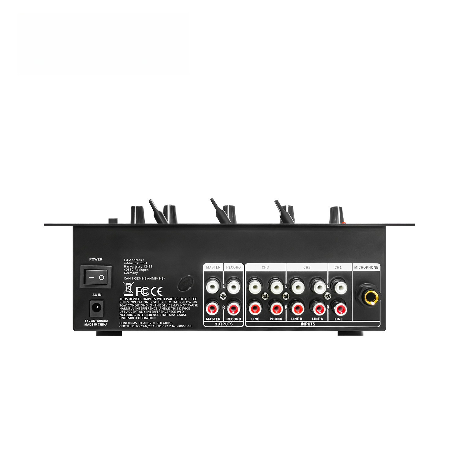 4-Channel DJ Mixer, Profession - Audio Interface Usb ulasan dan harga