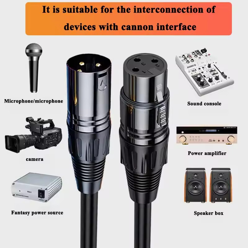 3Pin XLR Cable Audio Cable XLR - Audio Music Box ulasan dan harga