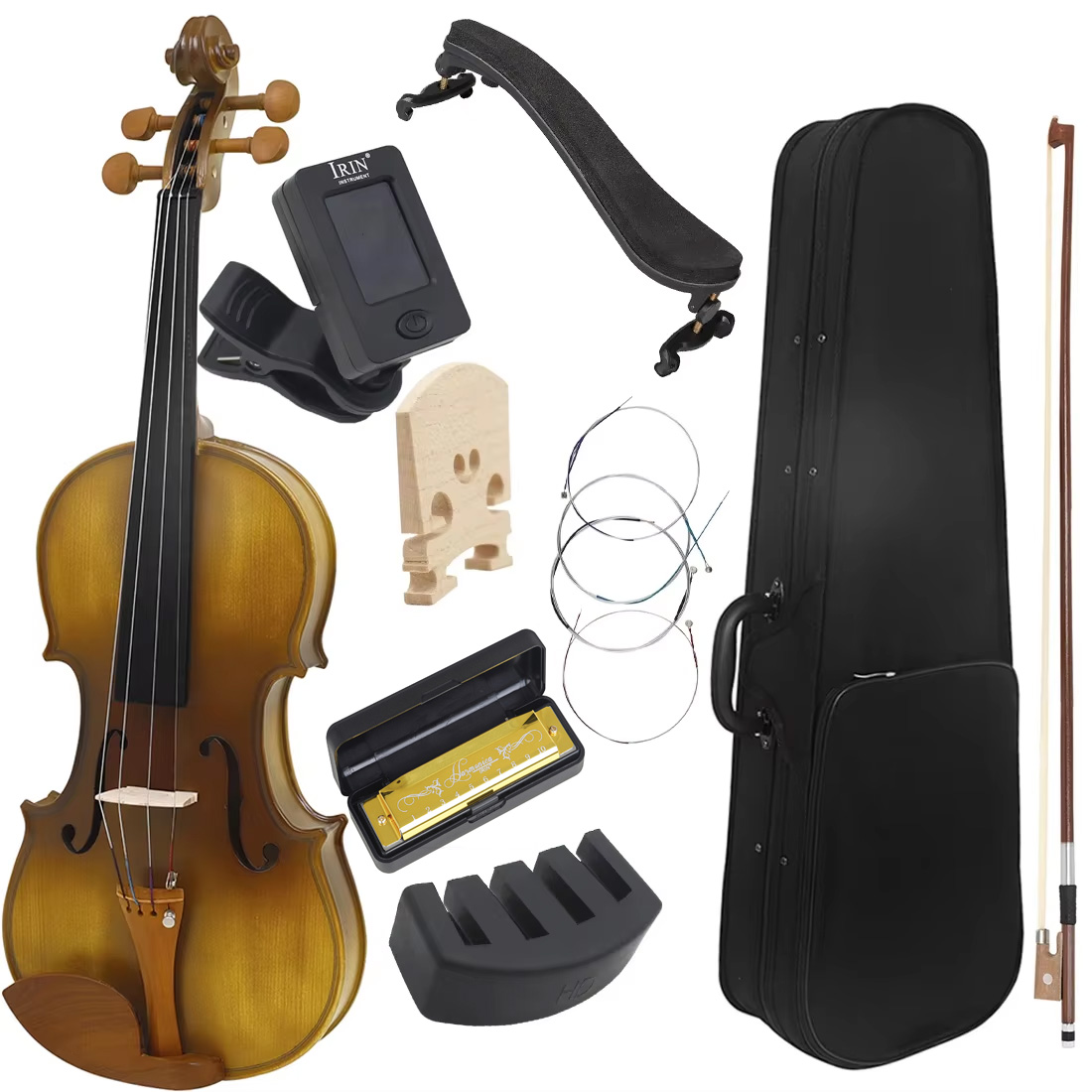 4/4 Violin Spruce Wood Vintage - Violin Rosin Bow ulasan dan harga