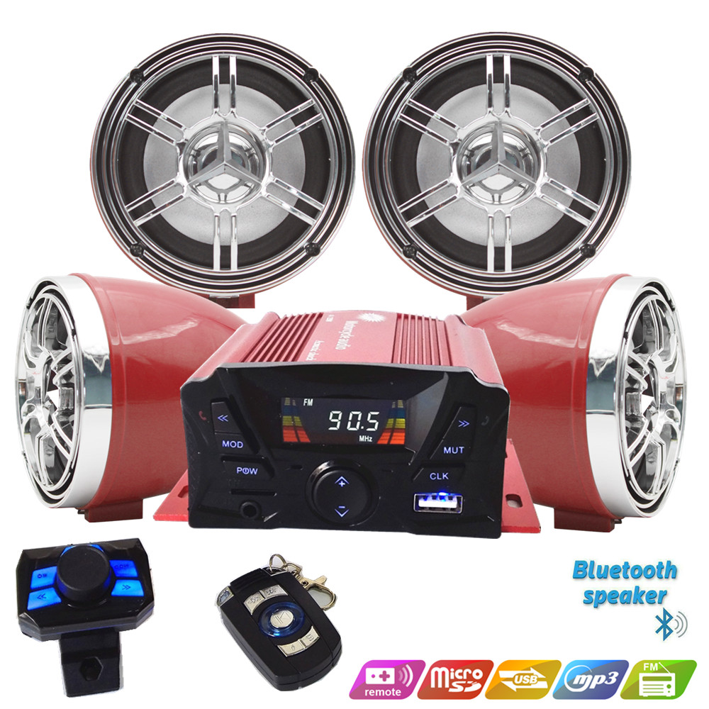 12V 4 Channel UTV ATV Golf Car - Audio Music Free Mp3 ulasan dan harga