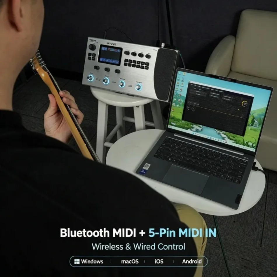 M-VAVE MK-300 Wireless Guitar  - Audio Interface Usb ulasan dan harga