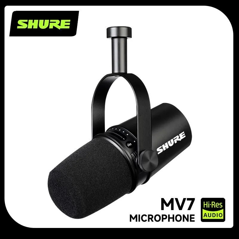 Shure MV7 Hybrid USB/XLR Dynam - Audio Interface Usb ulasan dan harga