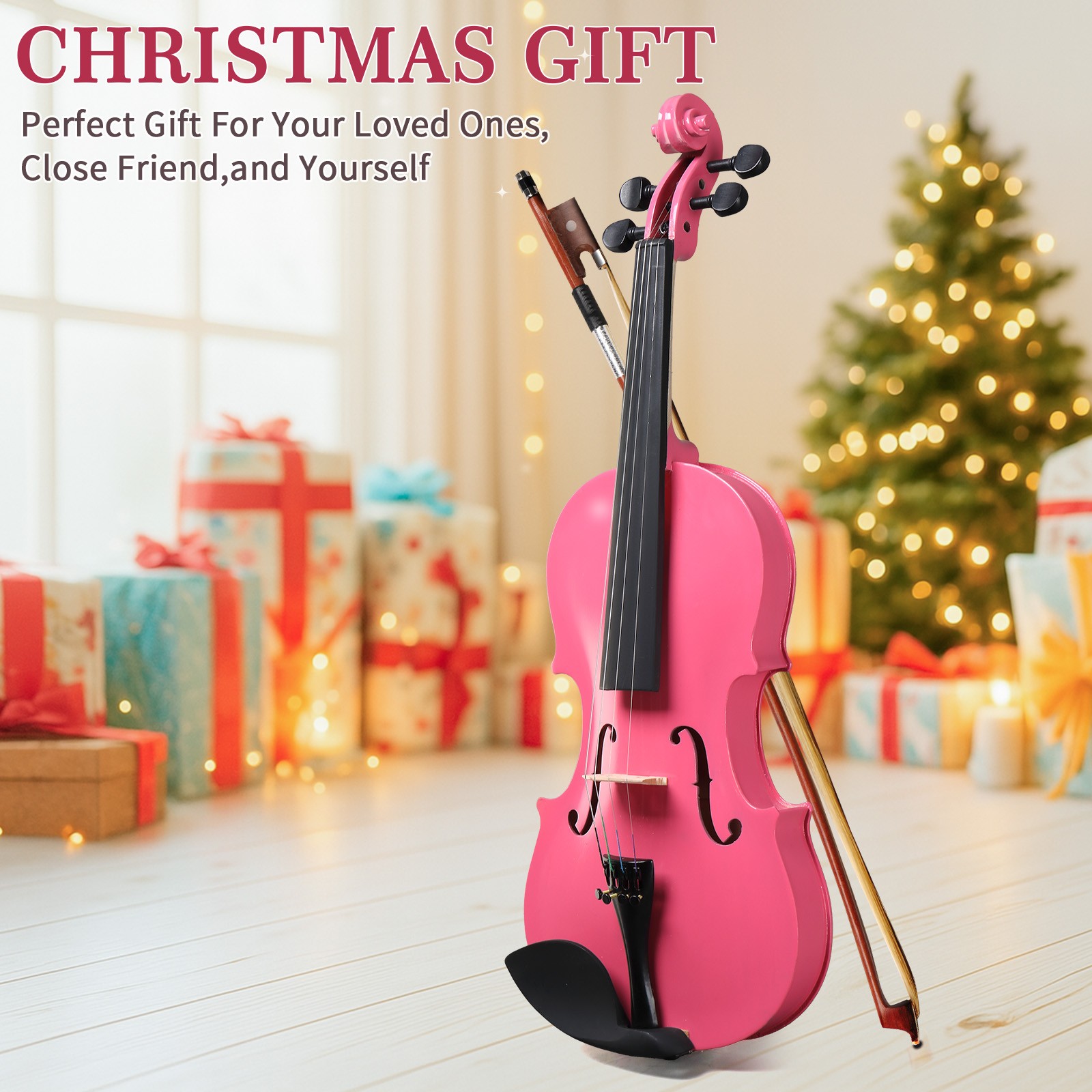 New 1/8 Size Kid Kids Acoustic - Violin Rosin Bow ulasan dan harga