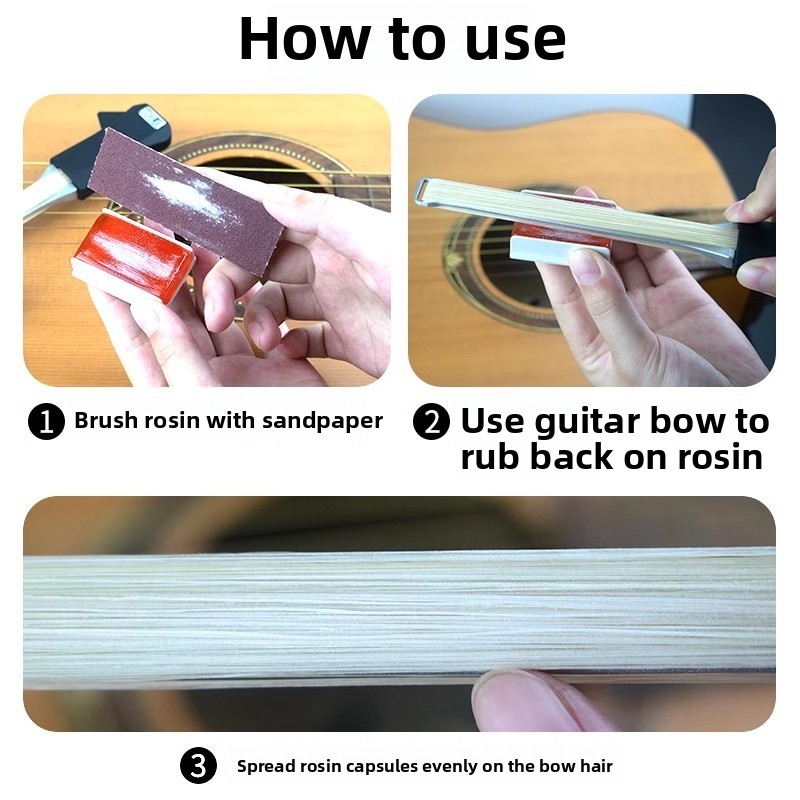 Guitar Bow Picasso Bow Perform - Violin Rosin Bow ulasan dan harga